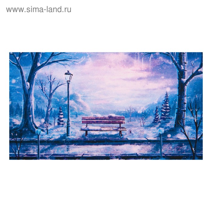 Алмазная мозаика "Зимний парк", 27 цветов - Фото 1