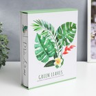 Фотоальбом на 200 фото 10х15 см "Пальмовые листья" в коробке 26х20,5х5 см - фото 8734778