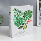 Фотоальбом на 200 фото 10х15 см "Пальмовые листья" в коробке 26х20,5х5 см - фото 24520963