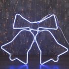 Неоновая фигура «Колокольчик», 60 × 50 см, 360 LED, 220 В, свечение синее - Фото 1