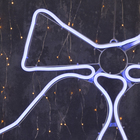 Неоновая фигура «Колокольчик», 60 × 50 см, 360 LED, 220 В, свечение синее - Фото 2