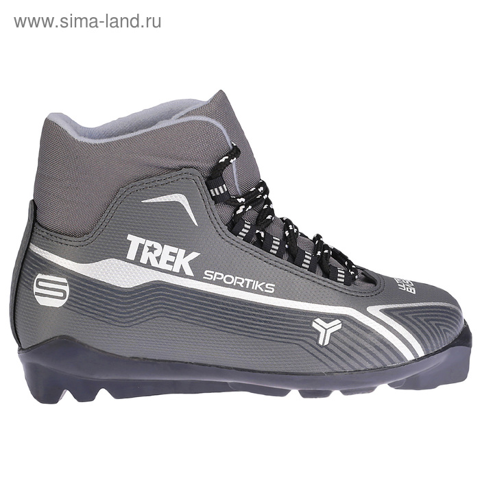 Ботинки лыжные TREK Sportiks SNS ИК, цвет металлик, лого серебро, размер 43 - Фото 1