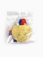 Медаль призовая «1 место» золото 078, d=6 см, с лентой - Фото 5