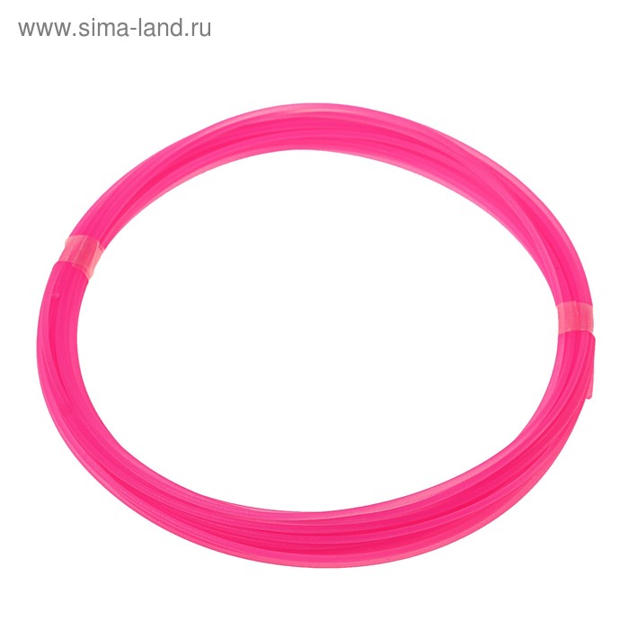 Пластик LuazON PLA, для 3Д ручки, длина 10 м, розовый - Фото 1