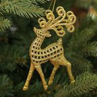 Подарочный набор «Дед Мороз везёт подарки»: снежный шар, ёлочные украшения - Фото 4