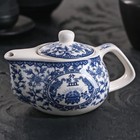 Чайник керамический заварочный «Восточная мудрость», 200 мл, 14×9,5×8 см, цвет синий - фото 298097519