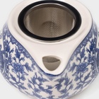 Чайник керамический заварочный «Восточная мудрость», 200 мл, 14×9.5×8 см, цвет синий - Фото 4