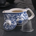 Чайник керамический заварочный «Восточная мудрость», 200 мл, 14×9,5×8 см, цвет синий - Фото 2