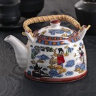 Чайник керамический заварочный «Девушка», 600 мл, с металлическим ситом - фото 8734955