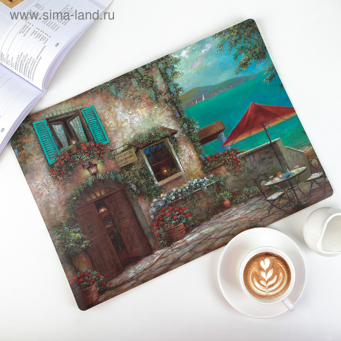 Салфетка сервировочная на стол плотная «Италия», 45×33×0,5 см - Фото 1