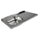 Мойка кухонная «Владикс», накладная, без сифона, 80×50 см, левая, нержавеющая сталь 0.4 мм - Фото 2