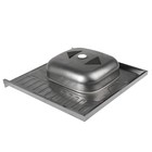 Мойка кухонная «Владикс», накладная, без сифона, 60×60 см, левая, нержавеющая сталь 0.4 мм - Фото 3