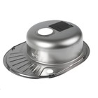 Мойка кухонная «Владикс», врезная, с сифоном, 57×45 см, правая, нержавеющая сталь 0.6 мм - Фото 3