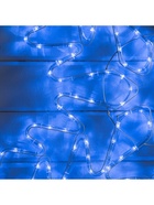 Светодиодная фигура «Снежинка», 95 см, дюралайт, 216 LED, 220 В, мерцание, свечение синий/белый - фото 60776174