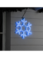 Неоновая фигура «Снежинка», 40 см, 360 LED, 220 В, свечение синее - Фото 6