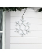 Неоновая фигура «Снежинка», 40 см, 360 LED, 220 В, свечение синее - Фото 7