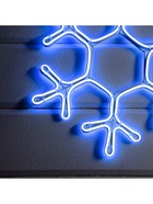 Неоновая фигура «Снежинка», 40 см, 360 LED, 220 В, свечение синее - Фото 8