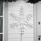 Неоновая фигура «Снежинка», 85 см, 1080 LED, 220 В, свечение белое - фото 25313371