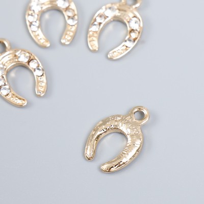 Декор для творчества стразы "Подкова" 1,8х1,3 см