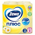 Туалетная бумага Zewa Плюс аромат «Ромашка», 2 слоя, 8 рулонов - фото 8735183