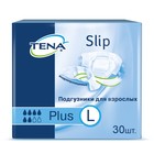 Подгузники для взрослых Tena Slip Plus, размер L (100-150 см), 30 шт - фото 300206989