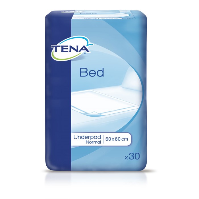 Впитывающие простыни Tena Bed Normal, одноразовые, 60х60 см, 30 шт
