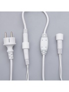 Гирлянда «Бахрома» 3 × 0.6 м, IP44, УМС, белая нить, 160 LED, свечение тёплое белое, мерцание белым, 220 В 3584171 - фото 319918790