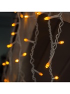 Гирлянда «Бахрома» 3 × 0.6 м, IP44, УМС, белая нить, 160 LED, свечение жёлтое, мерцание белым, 220 В - Фото 7