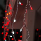 Гирлянда «Бахрома» 3 × 0.6 м, IP44, УМС, белая нить, 160 LED, свечение красное, мерцание белым, 220 В - Фото 2