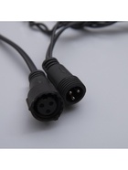 Гирлянда «Бахрома» 3 × 0.6 м, IP44, УМС, тёмная нить, 160 LED, свечение белое, мерцание белым, 220 В - Фото 10