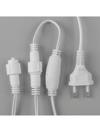 Гирлянда «Бахрома» 3 × 0.6 м, IP44, УМС, белая нить, 160 SMD-LED, свечение мульти, 220 В 3584182 - фото 319918826