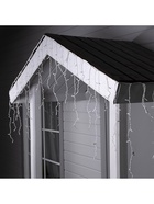 Гирлянда «Бахрома» 3 × 0.6 м, IP44, УМС, белая нить, 160 SMD-LED, свечение белое, 220 В 3584183 - фото 319918829