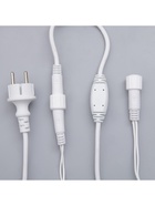Гирлянда «Бахрома» 3 × 0.6 м, IP44, УМС, белая нить, 160 SMD-LED, свечение белое, 220 В 3584183 - фото 319918832