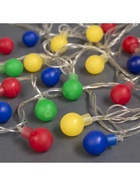 Гирлянда «Нить» 5 м с насадками «Шарики цветные», IP20, прозрачная нить, 30 LED, свечение мульти, 8 режимов, 220 В - фото 7342755 Гирлянда «Нить» 5 м с насадками «Шарики цветные», IP20, прозрачная нить, 30 LED, свечение мульти, 8 режимов, 220 В - фото 7342755