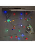 Гирлянда «Нить» 5 м с насадками «Шарики цветные», IP20, прозрачная нить, 30 LED, свечение мульти, 8 режимов, 220 В - фото 7342756 Гирлянда «Нить» 5 м с насадками «Шарики цветные», IP20, прозрачная нить, 30 LED, свечение мульти, 8 режимов, 220 В - фото 7342756