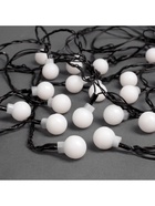 Гирлянда «Нить» 5 м с насадками «Шарики белые», IP20, тёмная нить, 20 LED, свечение мульти (RG/RB), мигание, 220 В - фото 118556930 Гирлянда «Нить» 5 м с насадками «Шарики белые», IP20, тёмная нить, 20 LED, свечение мульти (RG/RB), мигание, 220 В - фото 118556930