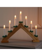 Светодиодная фигура «Рождественская горка» 39×31×5 см, дерево, 220 В, свечение тёплое белое - Фото 6