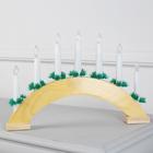 Фигура дерев. "Горка рождественская 2" 7 свечей, 3 Вт, 34 В, Е10, 220V, Т/БЕЛЫЙ - Фото 2