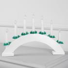 Светодиодная фигура «Рождественская горка» 34 × 26 × 5 см, дерево, 220 В, свечение тёплое белое - Фото 2