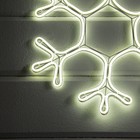 Неоновая фигура «Снежинка», 40 см, 360 LED, 220 В, свечение белое - Фото 3