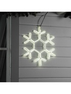 Неоновая фигура «Снежинка», 50 см, 480 LED, 220 В, свечение белое 3661983