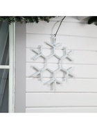 Неоновая фигура «Снежинка», 50 см, 480 LED, 220 В, свечение белое 3661983