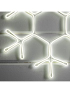 Неоновая фигура «Снежинка», 50 см, 480 LED, 220 В, свечение белое 3661983