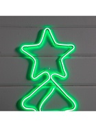 Неоновая фигура «Ёлочка», 47×77 см, 480 LED, 220 В, свечение зелёное - Фото 8