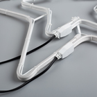 Фигура из неона "Звезда двойная", 51х51 см, 360 LED, 220V, БЕЛЫЙ-СИНИЙ - Фото 4