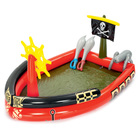 Бассейн надувной игровой «Пираты», 190 х140 х96 см, 2 меча, водяная пушка, штурвал, от 2 лет - Фото 1