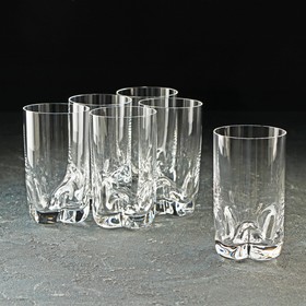 Набор стаканов для воды «Барлайн Трио», 230 мл, 6 шт