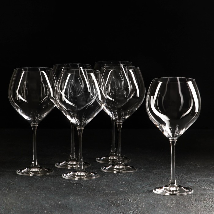 Набор бокалов для вина «София», 650 мл, 6 шт - Фото 1
