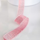 Лента декоративная EMY, металлизированная, красная, 25 мм × 15 м - Фото 3
