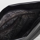 Сумка женская, отдел с перегородкой на молнии, наружный карман, регулируемый ремень, цвет чёрный - Фото 3